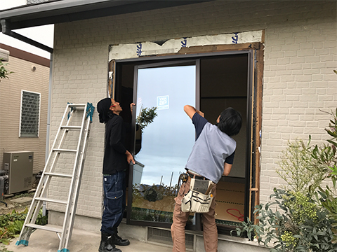 サッシ入替工事2